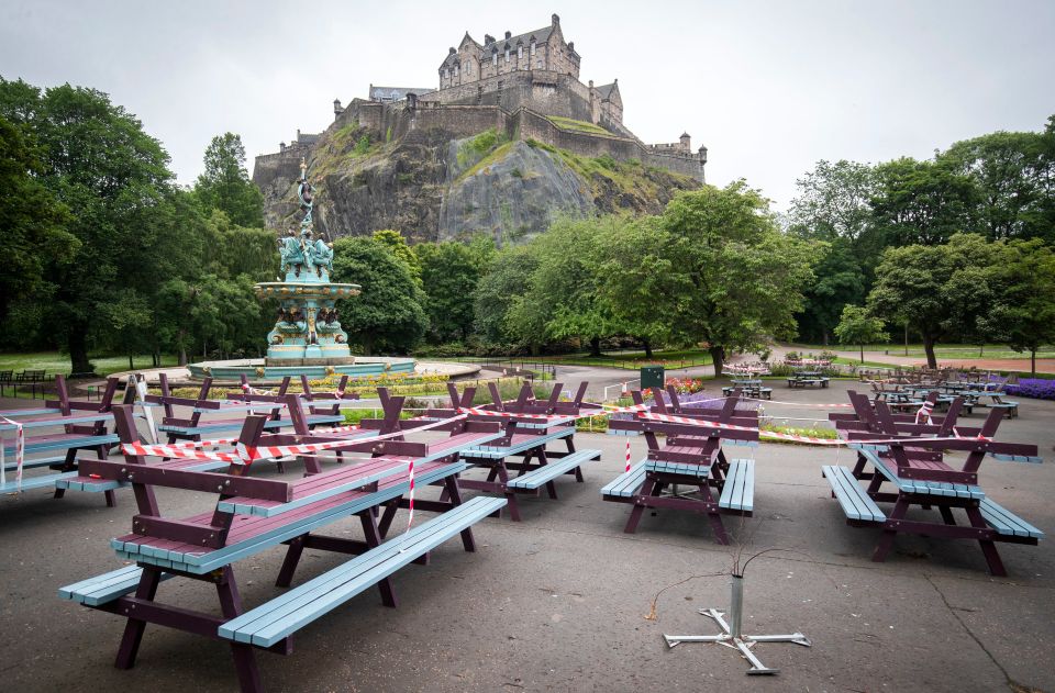 Restaurants and bars are using their front yards and public spaces to get customers again