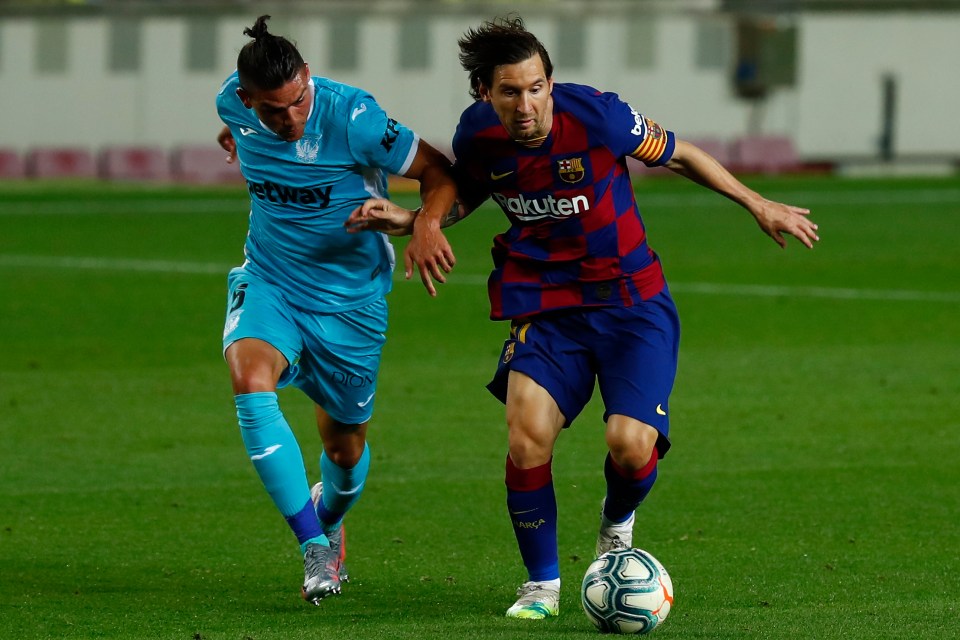  Barcelona star Lionel Messi has spent the entirety of his career at the Nou Camp