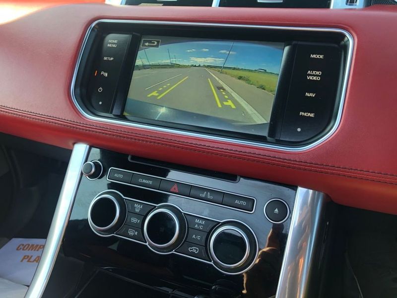 The Range Rover is fitted with Freeview TV