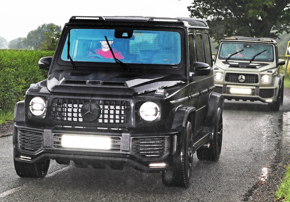  Dan James followed Rashford's lead and went for the Merc too