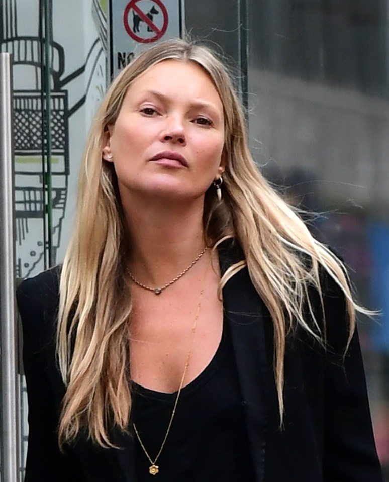  Kate Moss showed off her flawless skin after ditching all-night parties for early nights and no booze