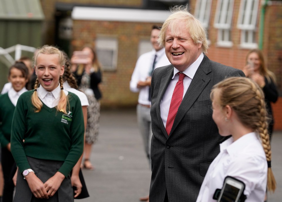  Boris Johnson visits Bovingdon Primary Academy