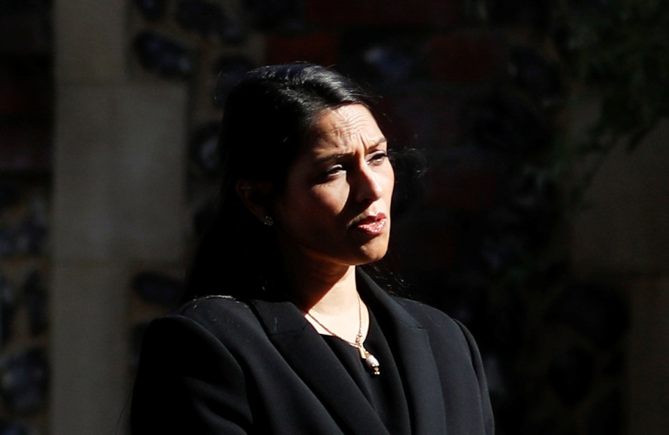 Priti Patel slammed the violence as 'vile'