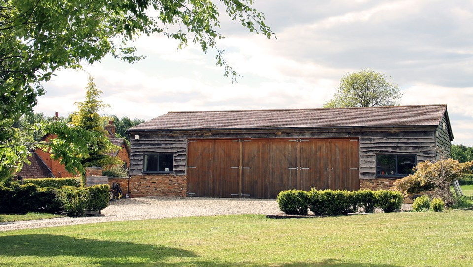 A couple transformed the property from a derelict barn for turkeys