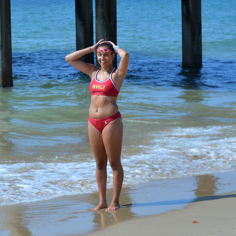  Lifeguards, including this one at Boscombe, Bournemouth, Dorset, are back on duty