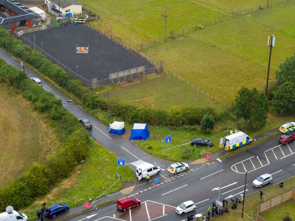 Ufton Lane, near Sulhamstead, Berkshire, where Pc Andrew Harper was killed