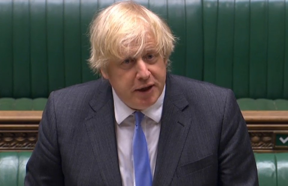 Boris Johnson announced a huge easing of the lockdown later