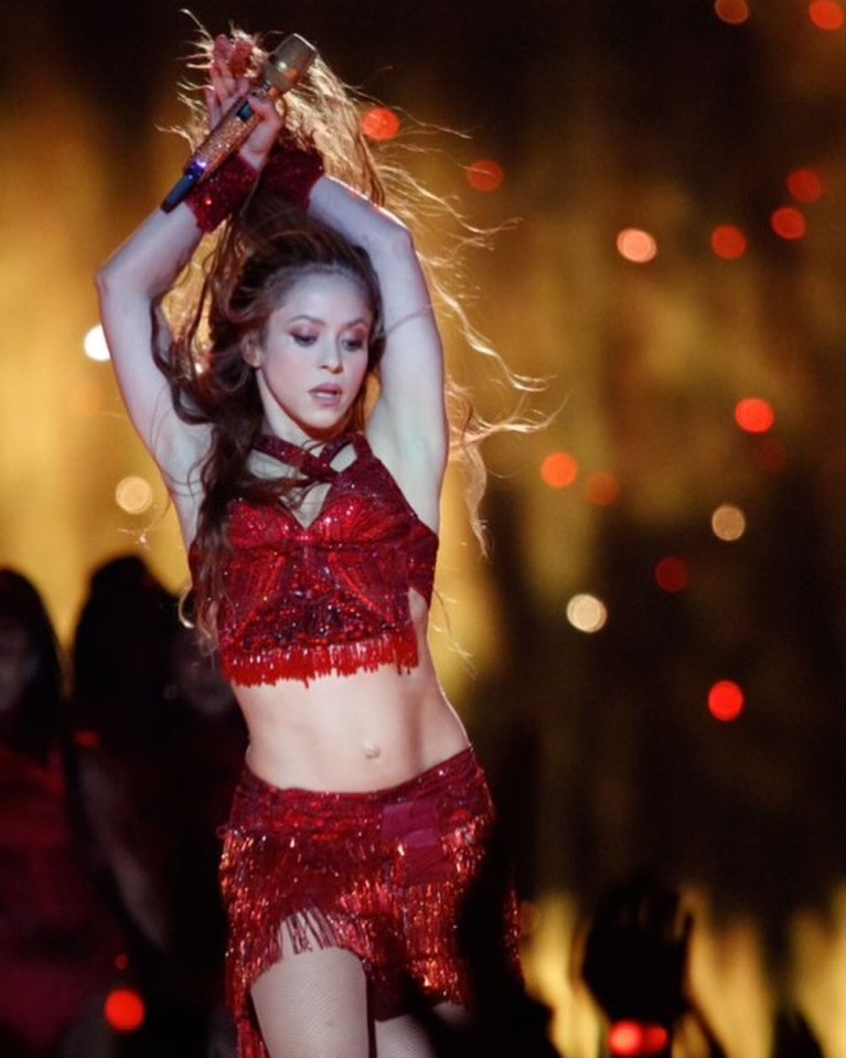 Shakira is the most popular Wag on Instagram with 67.2 million followers