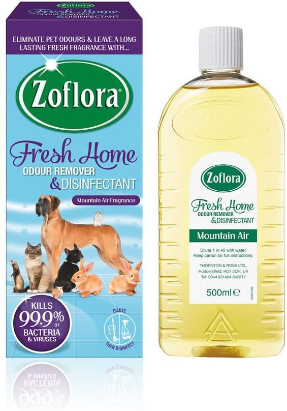 Mrs Hinch uses Zoflora disinfectant to wipe down down the surfaces