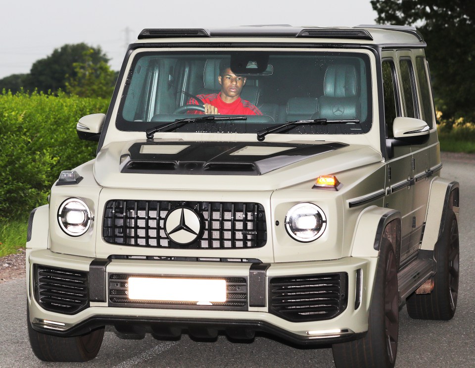  Marcus Rashford has splashed out £100,000 on a safe-as-houses G-Wagon