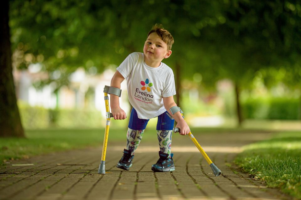 The youngster walked 10k to raise money for the NHS