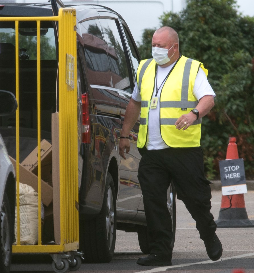 He gets to work each day at 8.50am and loads up a Mercedes Vito van