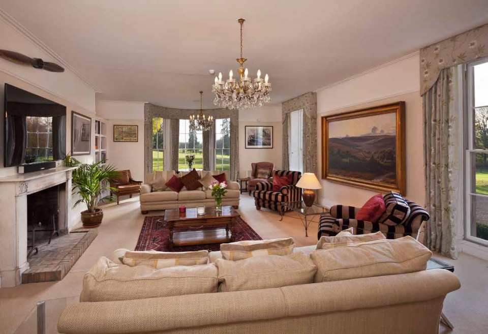 The 189-acre property is equipped with luxury furniture and has been upgraded