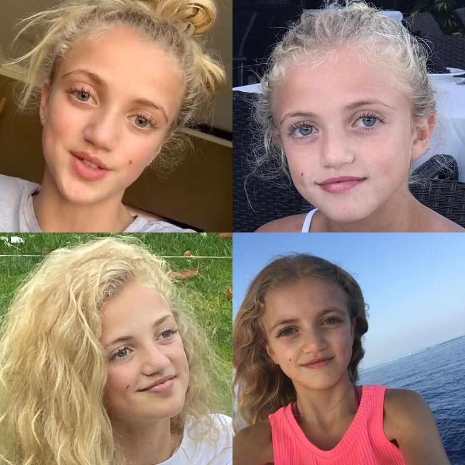 Peter shared a montage of photos of his daughter on her 13th birthday