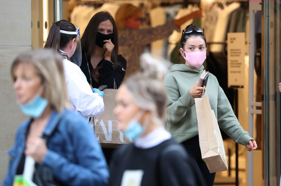 People will have to wear masks in shops from July 24