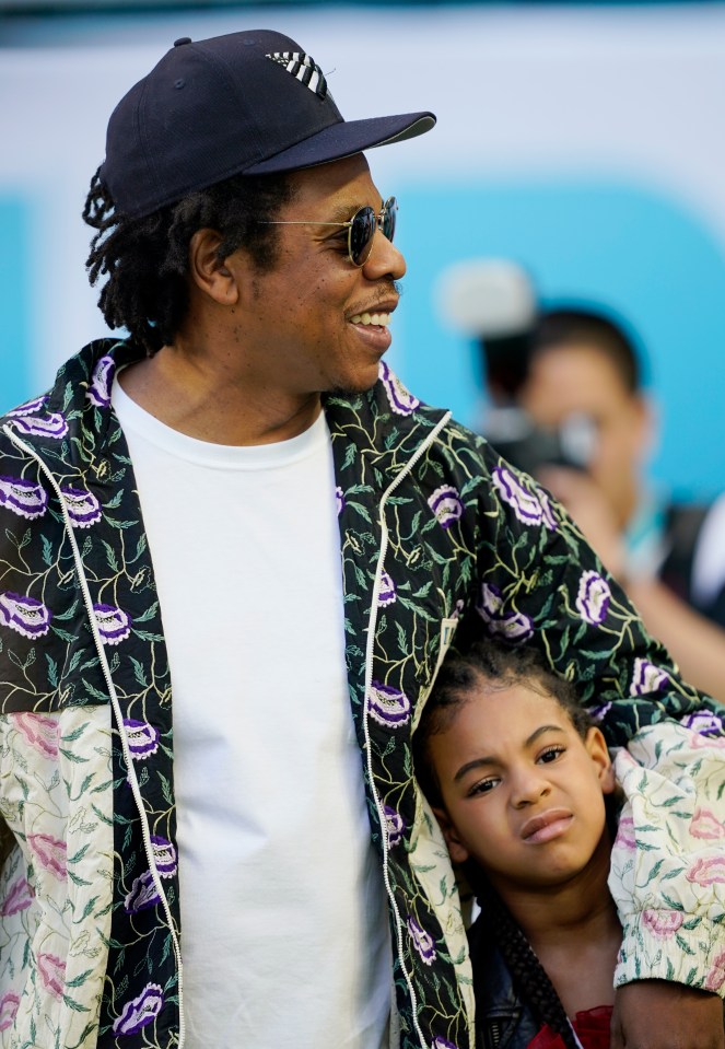 Jay-Z and his daughter Blue Ivy love matching outfits