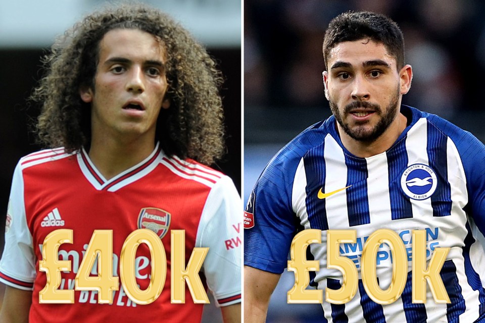  Guendouzi taunted Brighton stars about their wages - but FIVE Seagulls star earn more than the Frenchman