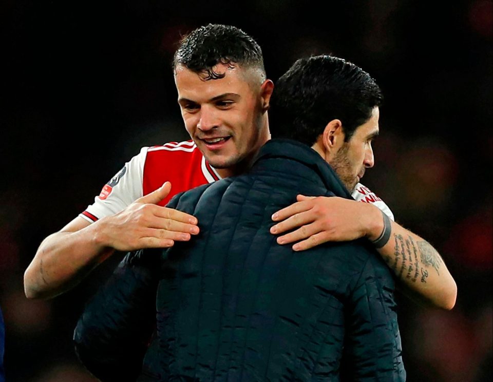  Arteta is thrilled with 'natural leader' Xhaka - but avoided talking about captaincy