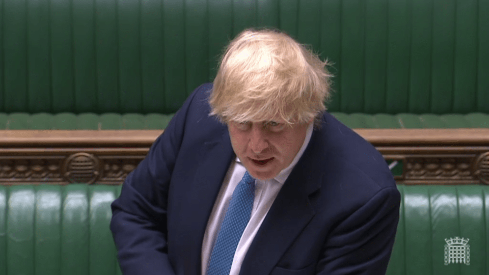 Boris Johnson announced he was merging the departments today