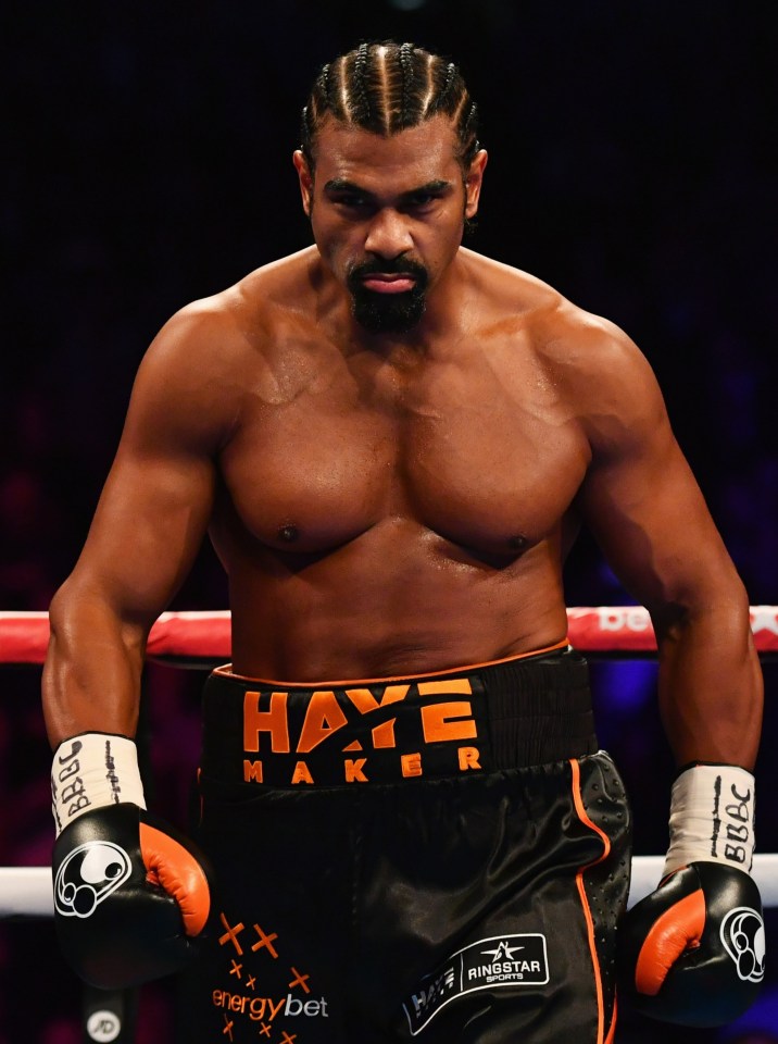 Chris previously revealed he'd been using David Haye's former trainer for sessions