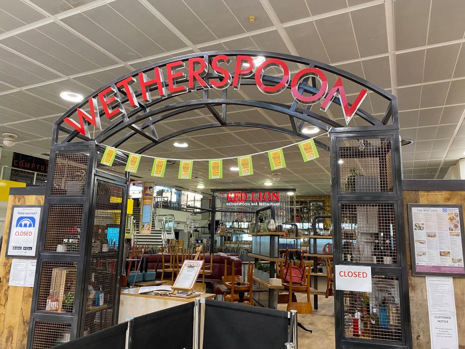 The Wetherspoons sits silent, chairs on tables where normally the chatter and clink of glasses would signal the start of millions of holidays