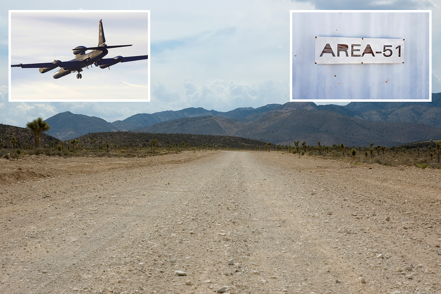 Area 51 is home to five huge airstrips, where military aircraft are tested