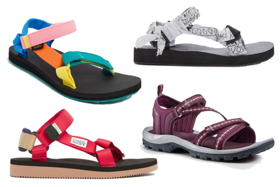  Trekking sandals aren't just this season's fashion trend, they're also great for walking