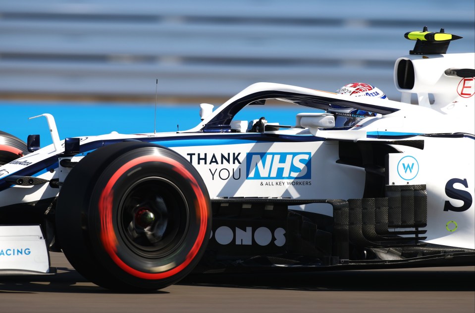 Williams are paying tribute to key workers in the UK for their part in battling the pandemic