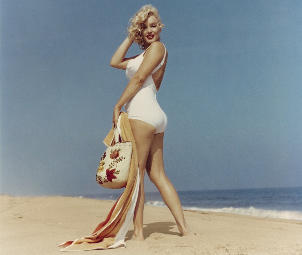 Marilyn Monroe redefined women's beauty in the 1950s