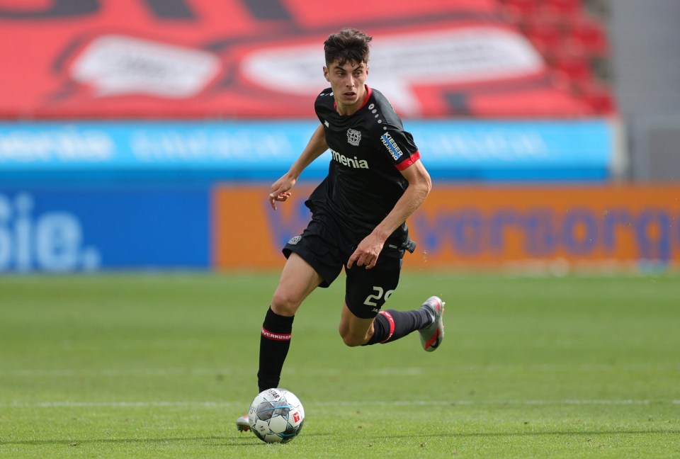 Havertz could be on his way to the Premier League next season