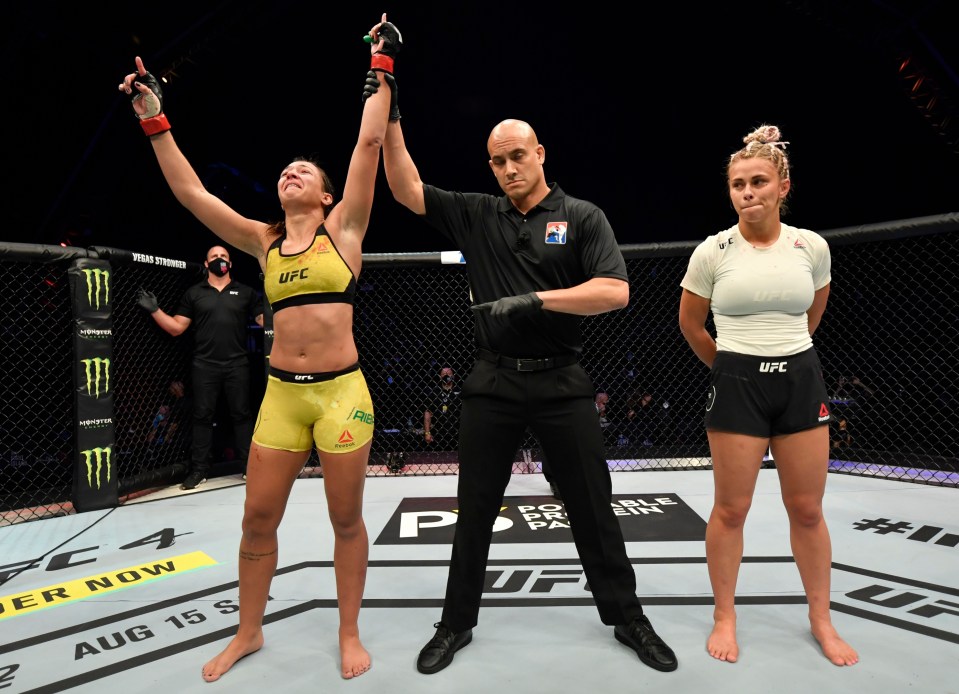 VanZant's UFC career ended in defeat