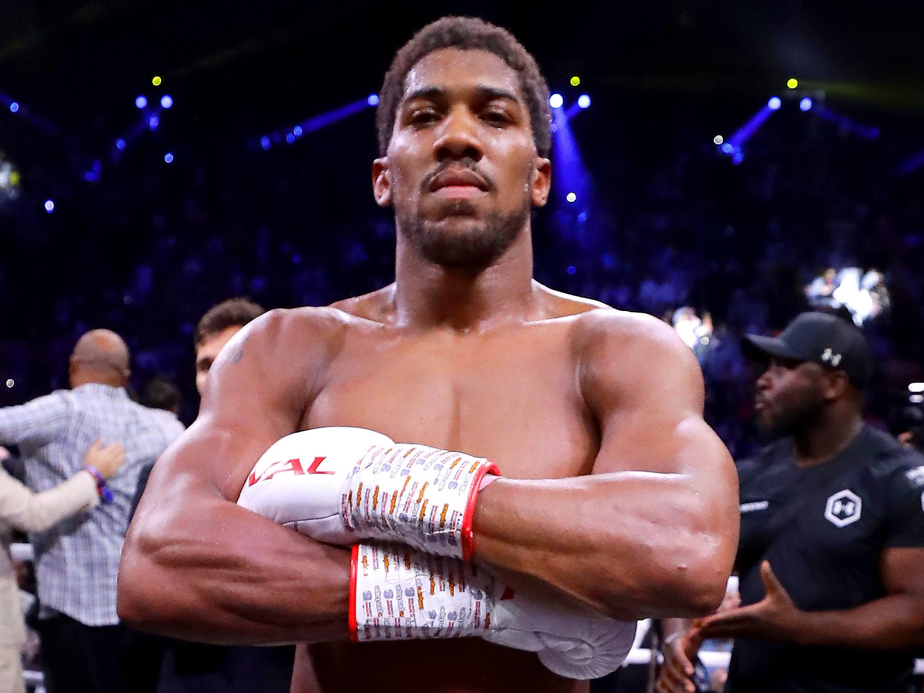 Joshua slimmed down for his rematch win over Ruiz