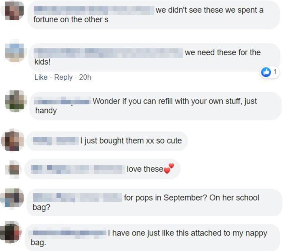 Hundreds of mums have liked the post, with some claiming you can refill them so they last longer