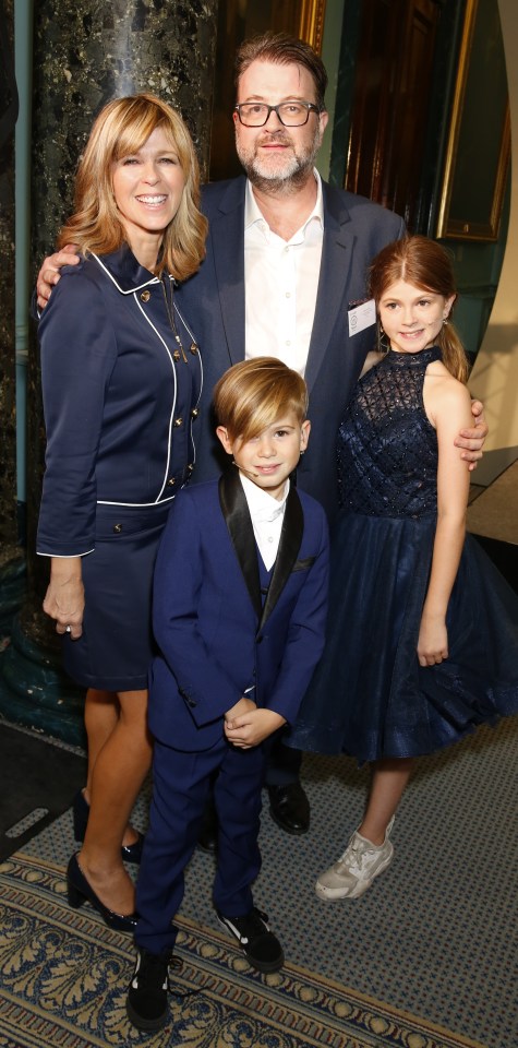 The pair with their two children Darcey and Billy in 2018