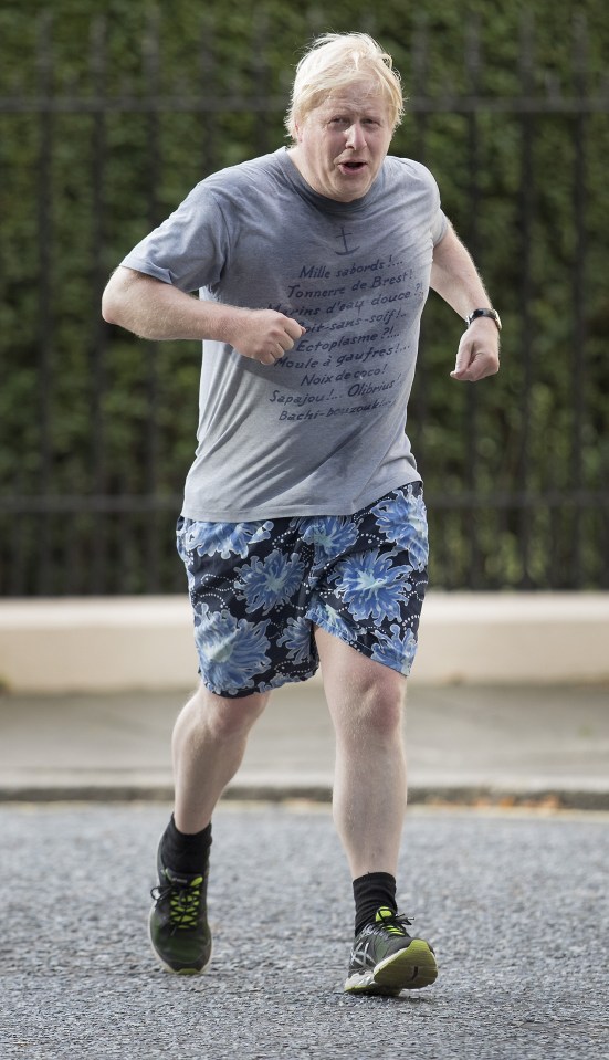 The PM has been trying to lose weight after his coronavirus battle and he wants to encourage Brits to do so too