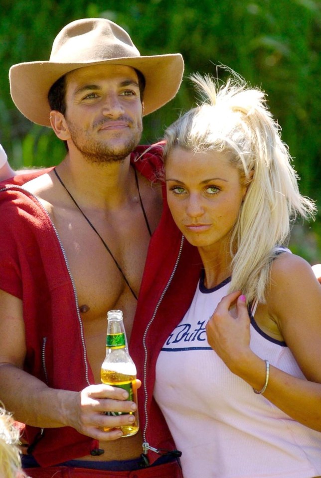 Peter Andre and Katie Price met in the I'm A Celebrity jungle