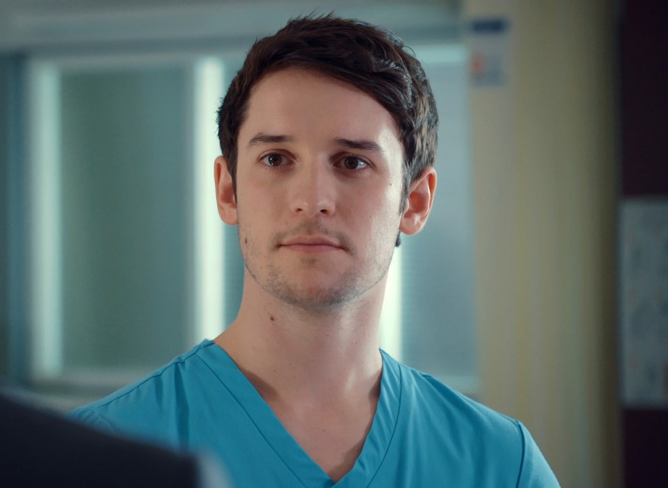 Nick Jackman plays Cameron Dunn in Holby City