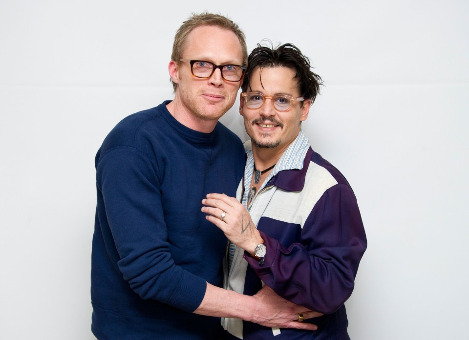 Johnny Depp and Paul Bettany would regularly drink and take drugs together