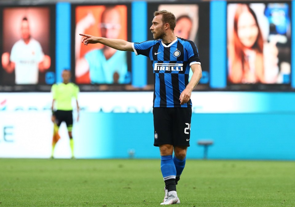 Eriksen is still settling in to life at Inter Milan