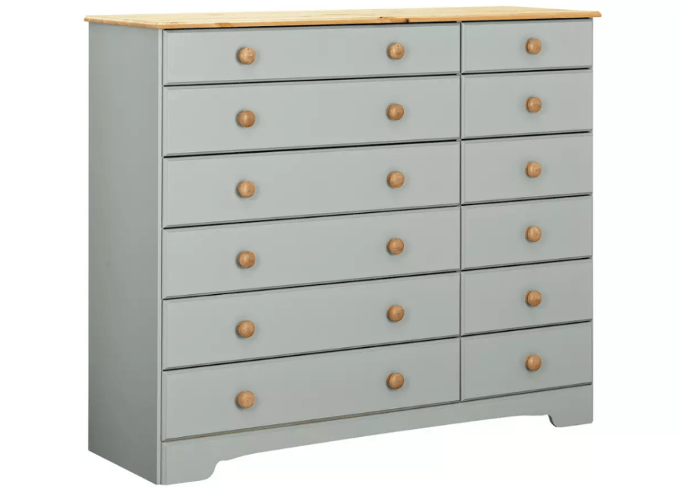 Argos has reduced the price of this chest of drawers by 50 per cent