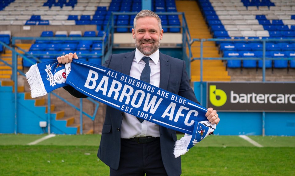 David Dunn has been appointed the manager of Barrow