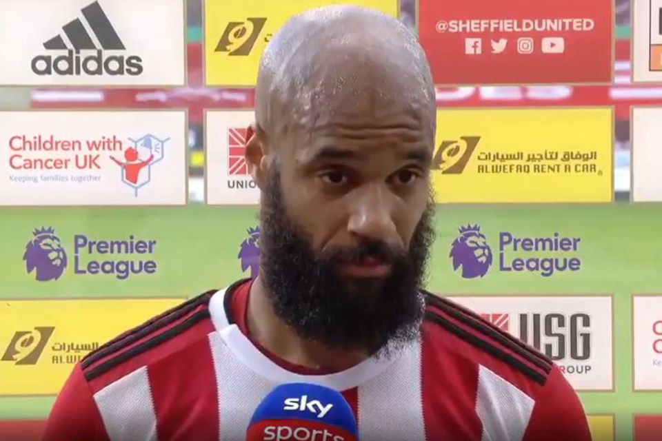 David McGoldrick let slip an expletive live on Sky Sports