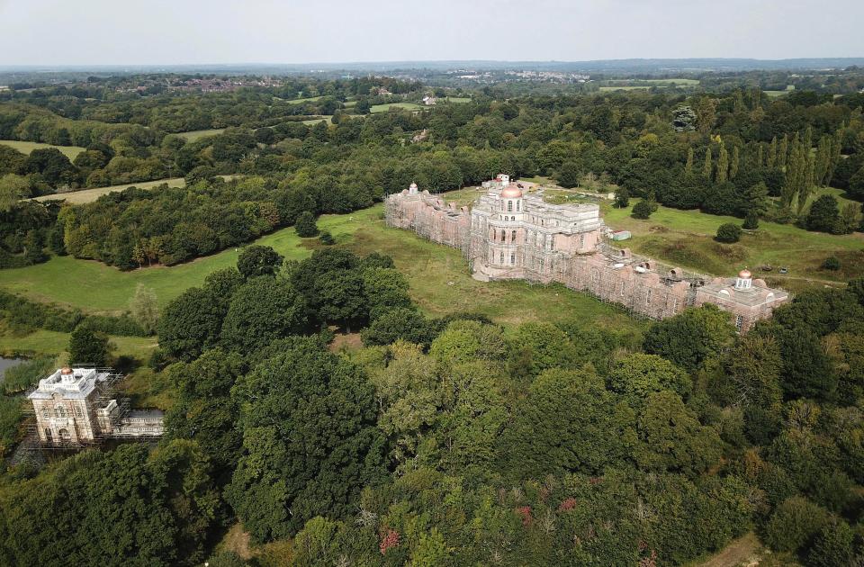 Work stopped at the 100-acre site in 2001