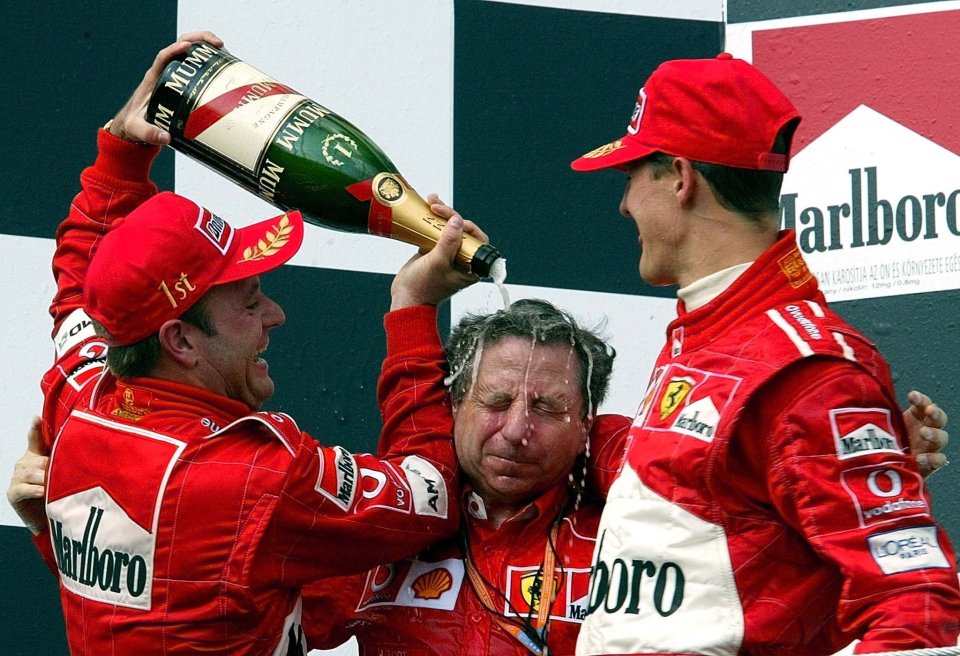 Jean Todt was Schumacher's former team principal at Ferrari