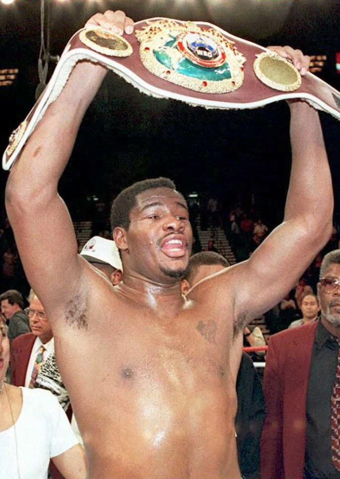 Riddick Bowe was crowned heavyweight world champion in 1992