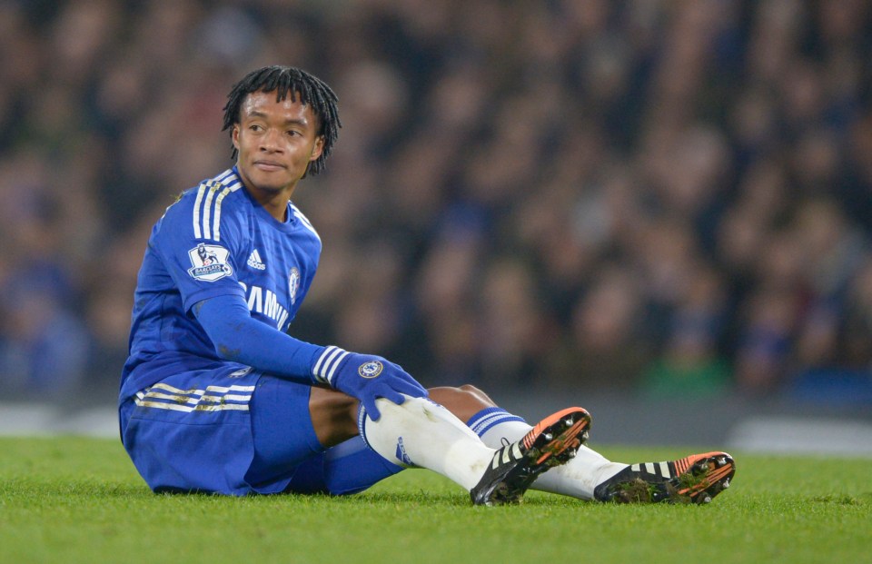 Cuadrado struggled to take to life in the Premier League