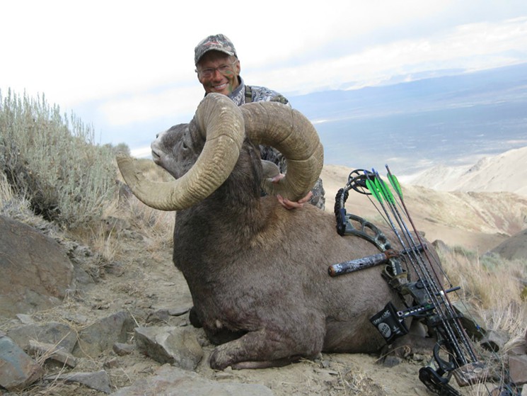 The dentist is a big-game hunter and has travelled across the world to follow his hobby