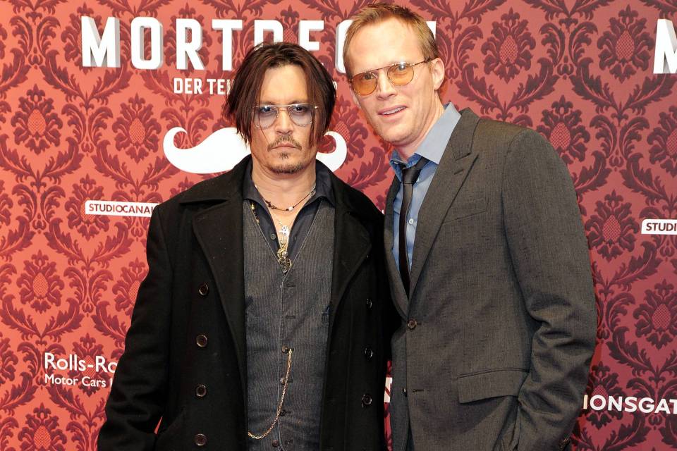 Paul with pal Johnny Depp at the premiere of their film Mortdecai