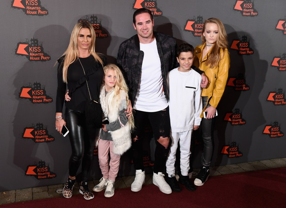 Kieran still has a good relationship with ex-wife Katie and his former stepchildren