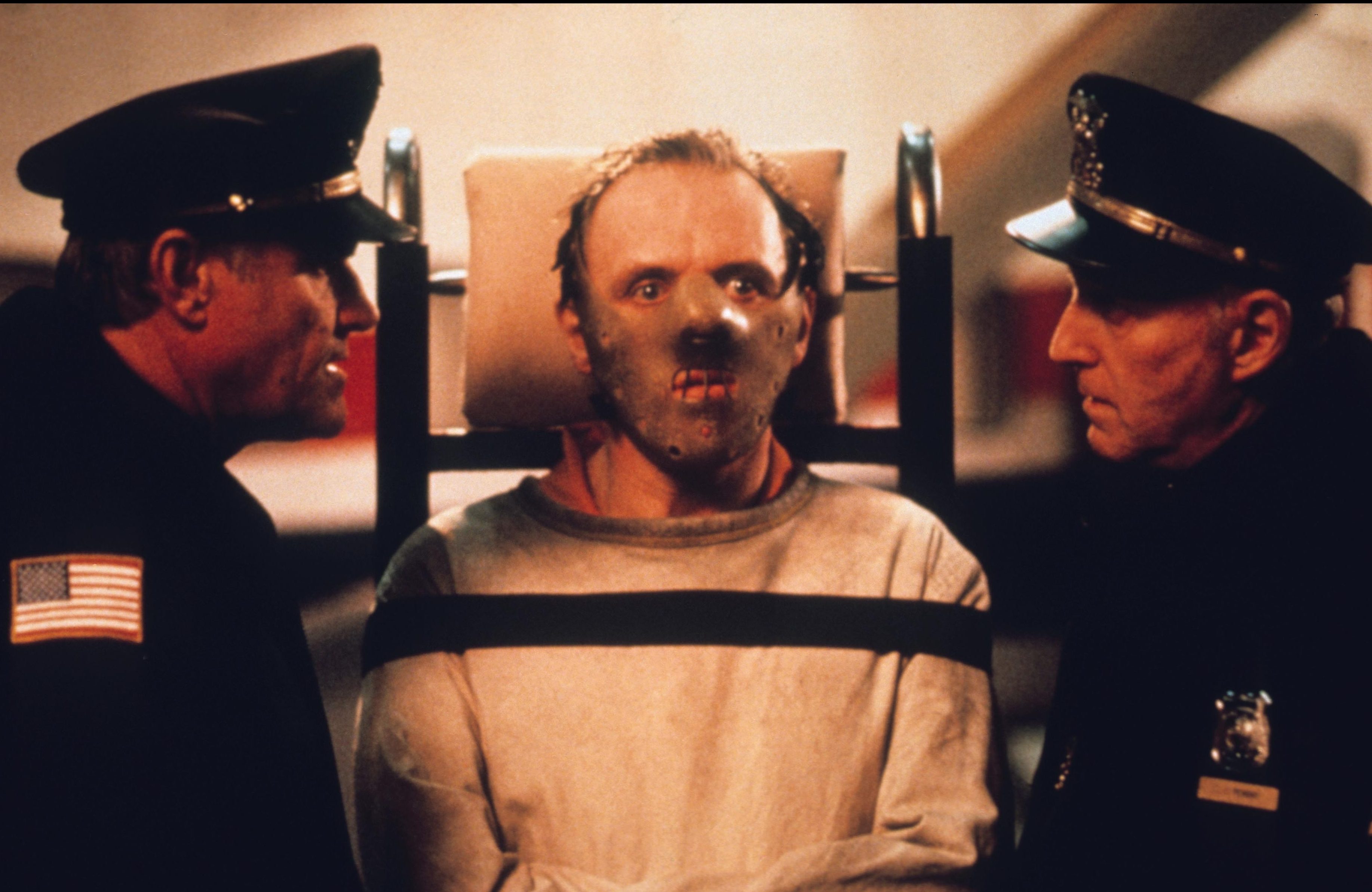 Sir Anthony Hopkins is terrifying as Hannibal Lecter in classic thriller The Silence of The Lambs